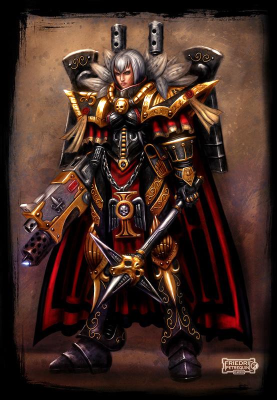 Adeptus Sororitas Art Work Female Sisters Of Battle Gallery Dakkadakka 2667